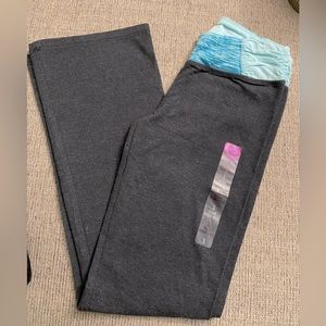 Girls yoga skinny boot cut leggings